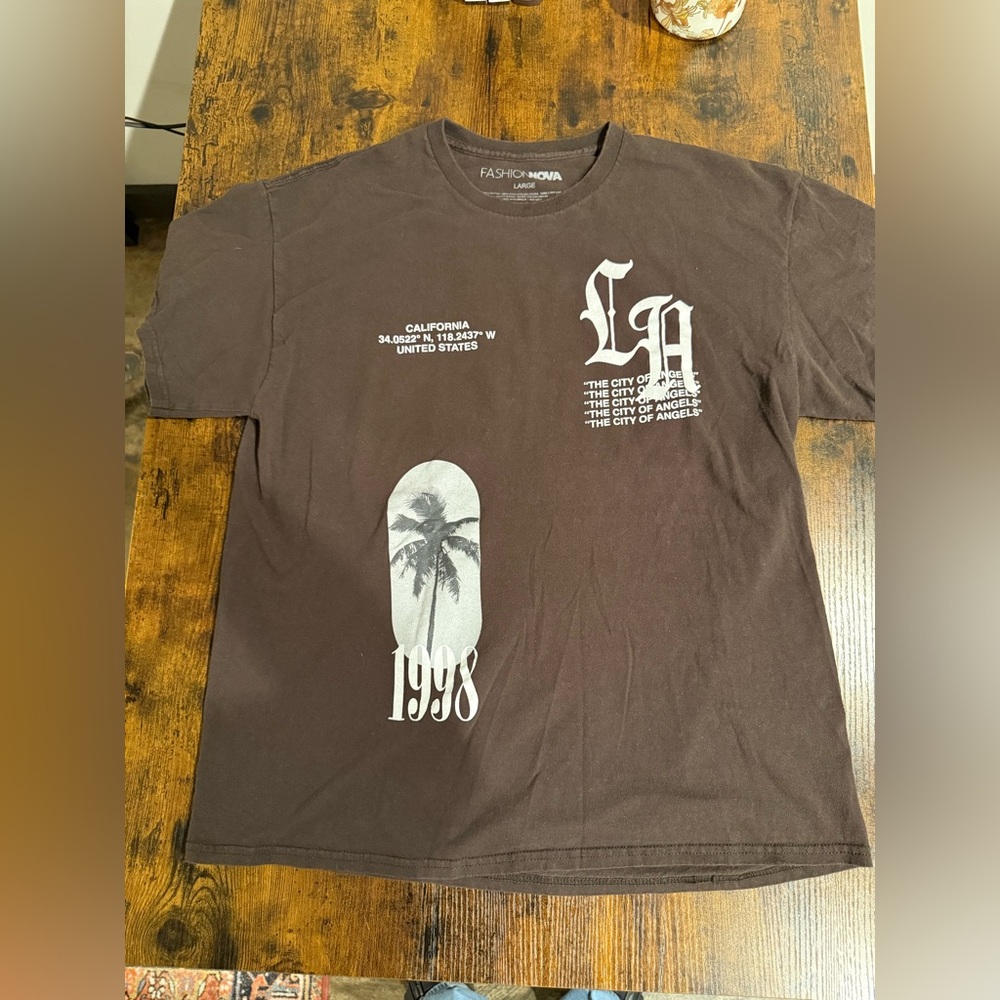 Fashion Nova Old English Los Angeles Tee